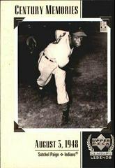 Satchel Paige Baseball Cards 1999 Upper Deck Century Legends Prices