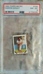 Damion Easley #184 Baseball Cards 1993 Topps Micro Prices