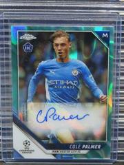 Cole Palmer [Aqua Lava Refractor] Soccer Cards 2021 Topps Chrome UEFA Champions League Autographs Prices