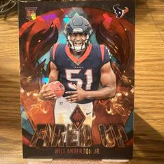 Will Anderson Jr. [Fire Ice] #FU-18 Football Cards 2023 Panini Phoenix Fire Up Prices