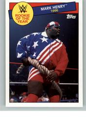 Mark Henry #14 Wrestling Cards 2015 Topps Heritage WWE Rookie of the Year Prices