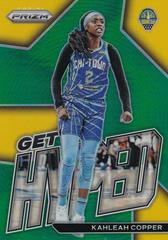 Kahleah Copper [Green] #6 Basketball Cards 2023 Panini Prizm WNBA Get Hyped Prices