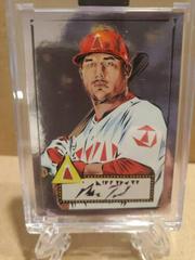 Mike Trout [Silver Gum Back] Baseball Cards 2022 Topps X Naturel 1952 Encased Art Prices