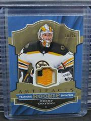 Jeremy Swayman [Patch] Hockey Cards 2022 Upper Deck Artifacts Year One Rookie Sweaters Prices