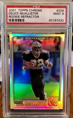 Deuce McAllister [Rookie Refractor] #258 Football Cards 2001 Topps Chrome Prices