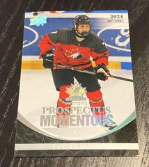 Tanner Howe #PM-32 Hockey Cards 2023 Upper Deck Team Canada Juniors Prospectus Momentous Prices