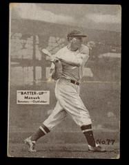 Heine Manush #77 Baseball Cards 1934 Batter Up Prices