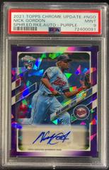 Nick Gordon [Purple] #RA-NG Baseball Cards 2021 Topps Chrome Update Sapphire Rookie Autographs Prices