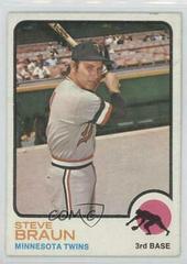 Steve Braun #16 Baseball Cards 1973 Topps Prices