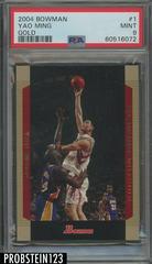 Yao Ming Chrome Gold Refractor Basketball Cards 2004 Bowman Prices