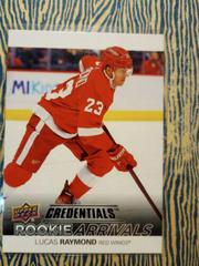 Lucas Raymond #RA-1 Hockey Cards 2021 Upper Deck Credentials Rookie Arrivals Prices