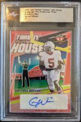 Garrett Wilson [Red] Football Cards 2022 Leaf Valiant Autographs Take it to the House Prices
