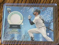Riley Greene [Blue] #RC-RG Baseball Cards 2023 Topps Holiday Relics Prices