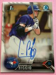 Cavan Biggio Baseball Cards 2016 Bowman Draft Chrome Picks Autographs Prices