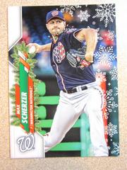 Max Scherzer Baseball Cards 2020 Topps Holiday Prices