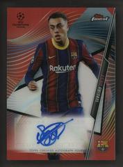 Sergino Dest [Red Refractor] #FA-SD Soccer Cards 2020 Topps Finest UEFA Champions League Autographs Prices