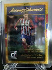 Fernando Torres [Gold] Soccer Cards 2016 Panini Donruss Accomplishments Prices