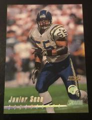 Junior Seau [First Day Issue] Football Cards 1999 Stadium Club Prices