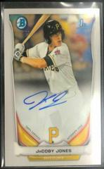 Jacoby Jones #JJ Baseball Cards 2014 Bowman Chrome Autograph Prospects Prices