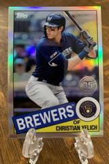 Christian Yelich [Orange Refractor] #85TC-15 Baseball Cards 2020 Topps Chrome 1985 Prices