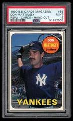 Don Mattingly [Hand Cut] #55 Baseball Cards 1990 Baseball Cards Magazine Repli Cards Prices