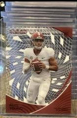 Bryce Young [Red] #1 Football Cards 2023 Panini Chronicles Draft Picks Clear Vision Prices