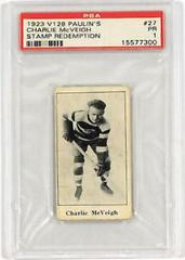 Charlie McVeigh [Stamp Redemption] #27 Hockey Cards 1923 V128 Paulin's Prices