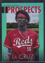 Elly De La Cruz [Aqua] #MP-9 Baseball Cards 2023 Bowman Modern Prospects Prices