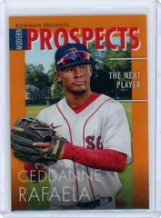 Ceddanne Rafaela [Orange] #MP-6 Baseball Cards 2023 Bowman Modern Prospects Prices
