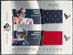 Andre Johnson [Single Jersey] #JC-AJ Football Cards 2003 SP Authentic Threads Prices