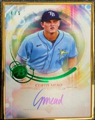 Curtis Mead Baseball Cards 2022 Bowman Transcendent Autographs Prices