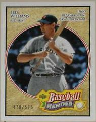 Ted Williams Baseball Cards 2005 Upper Deck Baseball Heroes Prices