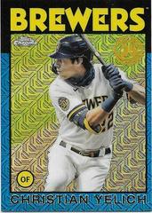 Christian Yelich #86c-28 Baseball Cards 2021 Topps Update 1986 Chrome Silver Pack Prices