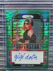 Gigi Dolin [Green Pulsar Prizm] Wrestling Cards 2022 Panini Prizm WWE Superstar Autographs Prices