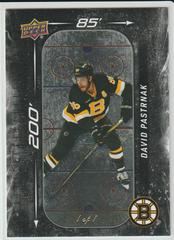 David Pastrnak [Black] Hockey Cards 2023 Upper Deck 200' x 85' Prices
