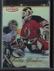 Martin Brodeur [Class 2 Red] #10 Hockey Cards 1998 Topps Gold Label Prices