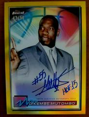 Dikembe Mutombo [Gold Refractor] Basketball Cards 2021 Topps Finest Autographs Prices