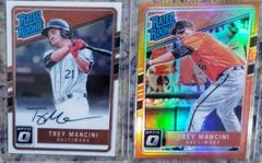 Trey Mancini #RRS-TM Baseball Cards 2017 Panini Donruss Optic Rated Rookie Signatures Prices