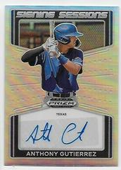 Anthony Gutierrez #SS-AG Baseball Cards 2022 Panini Prizm Draft Picks Signing Sessions Prices
