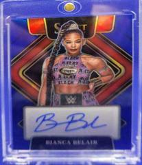 Bianca Belair [Blue Prizm] #SG-BBL Wrestling Cards 2022 Panini Select WWE Signatures Prices