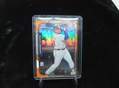 Miguel Cabrera [Orange Refractor] Baseball Cards 2015 Bowman Chrome Prices
