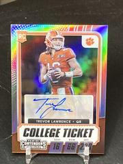 Trevor Lawrence [Autograph Premium] #101 Football Cards 2021 Panini Contenders Draft Picks Prices