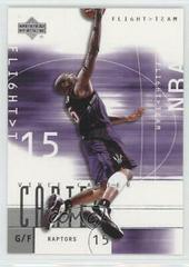 Vince Carter #15 Basketball Cards 2001 Upper Deck Flight Team Prices