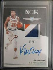 Kevin Knox [Patch Autograph] #349 Basketball Cards 2018 Panini Noir Prices