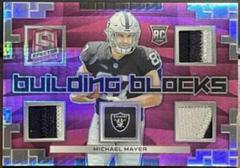 Michael Mayer [Pink Neon] #17 Football Cards 2023 Panini Spectra Building Blocks Prices