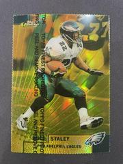 Duce Staley [Gold Refractor w/ Coating] Football Cards 1999 Topps Finest Prices