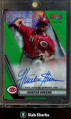 Hunter Greene [Green Refractor] Baseball Cards 2019 Bowman's Best of 2019 Autographs Prices