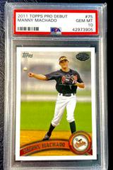 Manny Machado #75 Baseball Cards 2011 Topps Pro Debut Prices