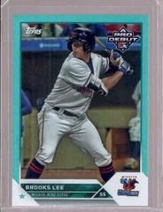 Brooks Lee [Aqua] #PD-101 Baseball Cards 2023 Topps Pro Debut Prices