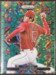 Shohei Ohtani [Green Donut Circles Prizm] #SG-3 Baseball Cards 2022 Panini Prizm Stained Glass Prices
